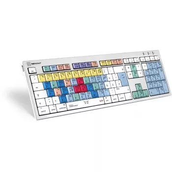Logickeyboard LKB-CBASE-CWMU-DE Büro USB QWERTZ Deutsch Mehrfarbig