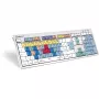 Logickeyboard LKB-CBASE-CWMU-DE Büro USB QWERTZ Deutsch Mehrfarbig
