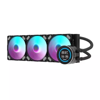 360mm Computer-Radiator Darkflash DN-D360 Schwarz — 360mm Flüssigkeitskühlungsradiator, Unterstützung für 3x120mm Lüfter