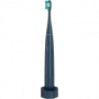 Kabellose Zahnbürste, Marineblau, 3 Bürstenköpfe, 1400mAh, Funktion: Sanft, Reinigen, Massage, Weiß, Schrubben