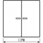Jung HOME Taster 2-fach BTLS17102SWM 1 (BTLS17102SWM)