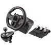 Manueller Gangschalthebel TRACER TRAJOY47345 — kabelgebundener 6-in-1-Simracer-Controller, 1,8 m Kabel, schwarz, ergonomischer rutschfester Griff, 270°-Drehung