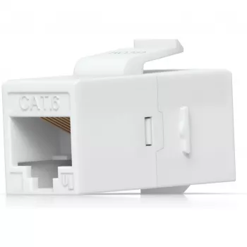 UBIQUITI CAT6 KEYSTONE COUPLER, 12ER-PACK. DURCHGANGS-CAT6-KEYSTONE-KOPPLER ZUM NAHTLOSEN ANSCHLIESSEN VORKONFEKTIONIERTER ETHERNET-KABEL