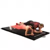Faltbare Gymnastikmatte schwarz HMS Premium MGS01