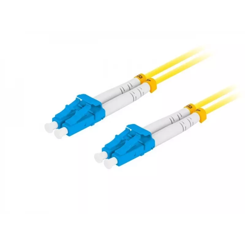 Glasfaserkabel LANBERG FO-LULU-SD11-0030-YE, 3 m, G.657.A1, LC–LC, gelb