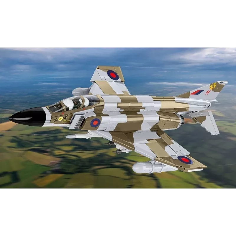 Cobi Blocks F-4M Phantom II Militärflugzeug-Modell, 728-teiliges Konstruktionsset