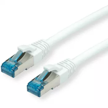 VALUE - Patchkabel - RJ-45 (M) zu RJ-45 (M) - 2 m - SFTP, PiMF - CAT 6a - Halogenfrei, vergossen, Knickschutz, Litze - Weiß (21.99.1972)