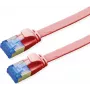 VALUE Patchkabel Cat.6A (Klasse EA) FTP, extra-flach, Rot, 3 m (21.99.2123)