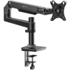 Schreibtisch-Monitorhalterung ONKRON MS75-B für Bildschirme von 43,2–96,5 cm (17 Zoll–38 Zoll), Klemme/Tischdurchführung, bis 11 kg, VESA 75×75–100×100, höhenverstellbar, schwenkbar & neigbar