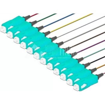 Lightwin PIG 50 SC-12 2.0 OM3 Glasfaserkabel 2 m Mehrfarbig (PIG 50 SC-12 2.0 OM3)