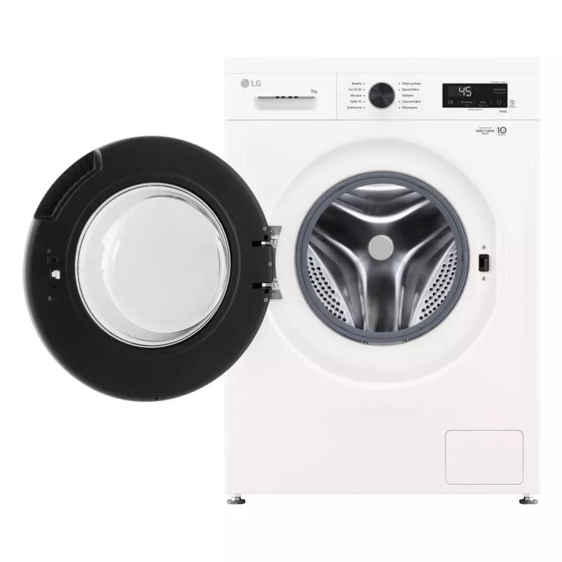 Waschmaschine LG F2X10S7NWK — Frontlader, 600 mm Breite, 540 mm Tiefe, 890 mm Höhe, 59 kg Nettogewicht