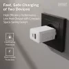 AC Indoor USB GaN Ladegerät DIGITUS DA-10301 — 30W, 1× USB-C, 1× USB-A, 100–240V, weiß