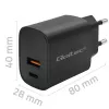Netzteil QOLTEC 52377 GaN 30W Ausgang 5–20V für tragbare Geräte