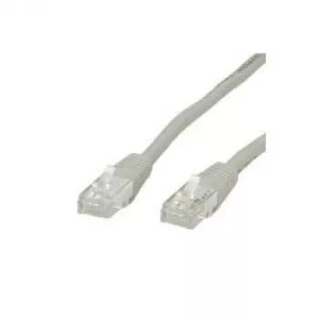 Value 21.99.0910 RJ45-Netzwerkkabel, Patchkabel CAT 6 U/UTP 10,00 m grau 1 Stk.