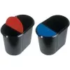 helit Deckel für Papierkorb Duo-System H61039, Blau (H7360334) (H7360334)