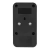 Power Splitter MACLEAN MCE249 F/B – 2 AC-Steckdosen (16A + 6A) mit 2×USB-A und 2×USB-C PD 20W, EU-Stecker, schwarz