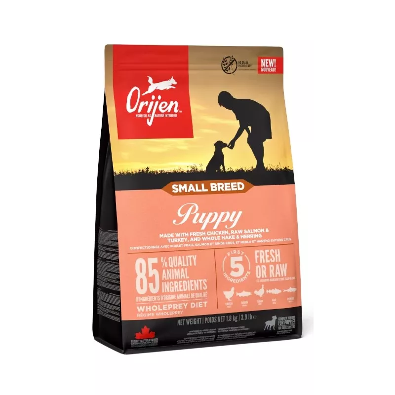 ORIJEN Welpenfutter für kleine Rassen - Trockenfutter für Hunde - 1.8 kg