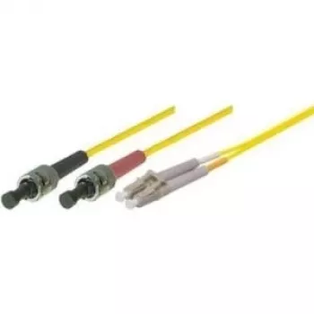 Tecline exertis Connect - Patchkabel - ST Singlemode (M) auf LC Singlemode (M) - 1 m - Glasfaser - 9/125 Mikrometer - OS2 - Gelb (39989401)
