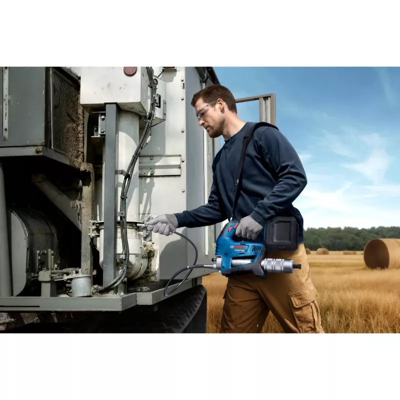 Akku-Fettpresse GFP 18V-10 Professional solo, 18 Volt (Blau/Schwarz, ohne Akku und Ladegerät)