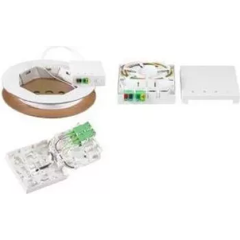 LogiLink FB4LC30 Glasfaser-LWL-Verbindungskabel 30 m Weiß (FB4LC30)