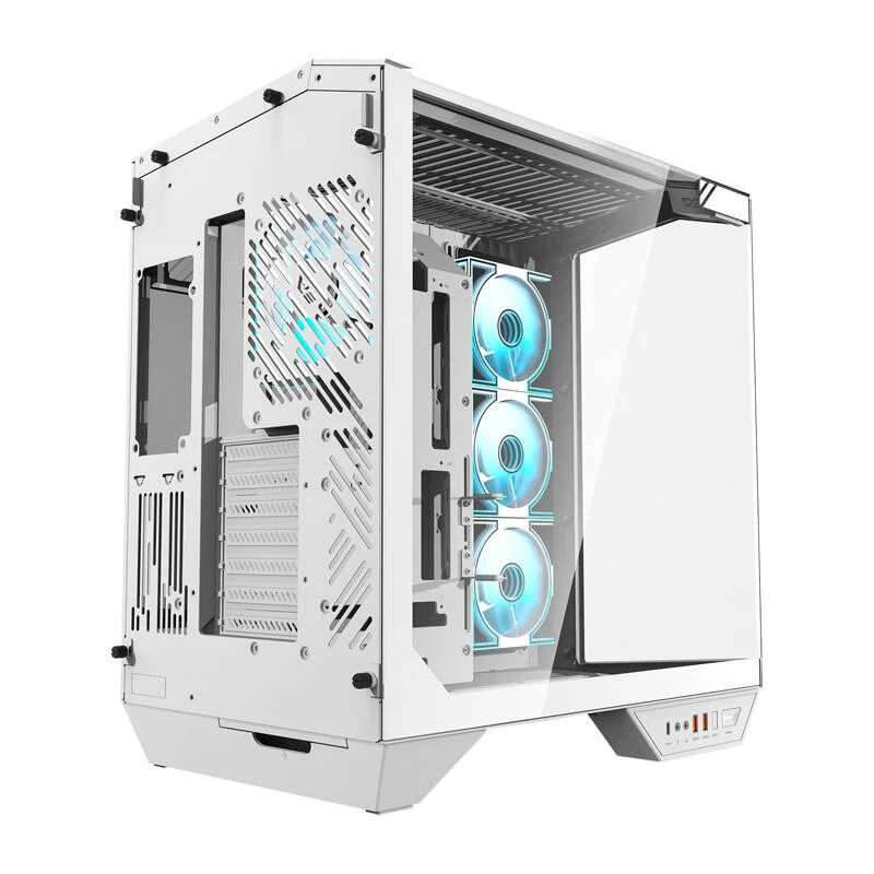 Darkflash DY470 PC-Gehäuse (weiß) + 4 Lüfter