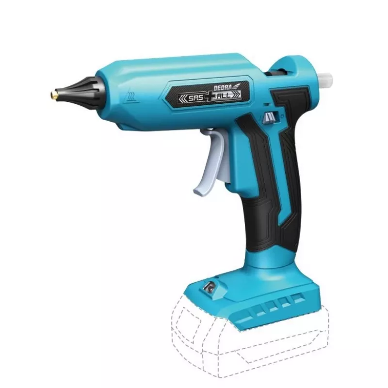 Kabellose Klebepistole Dedra DED7052 20W batteriebetrieben leicht
