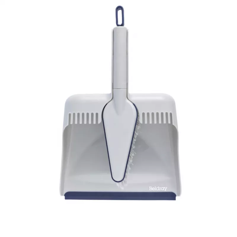 Kehrgarnitur Beldray LA032760PEU7 Deep Clean Design, kompakte Handkehrgarnitur mit abgewinkelten Borsten und passender Kehrschaufel
