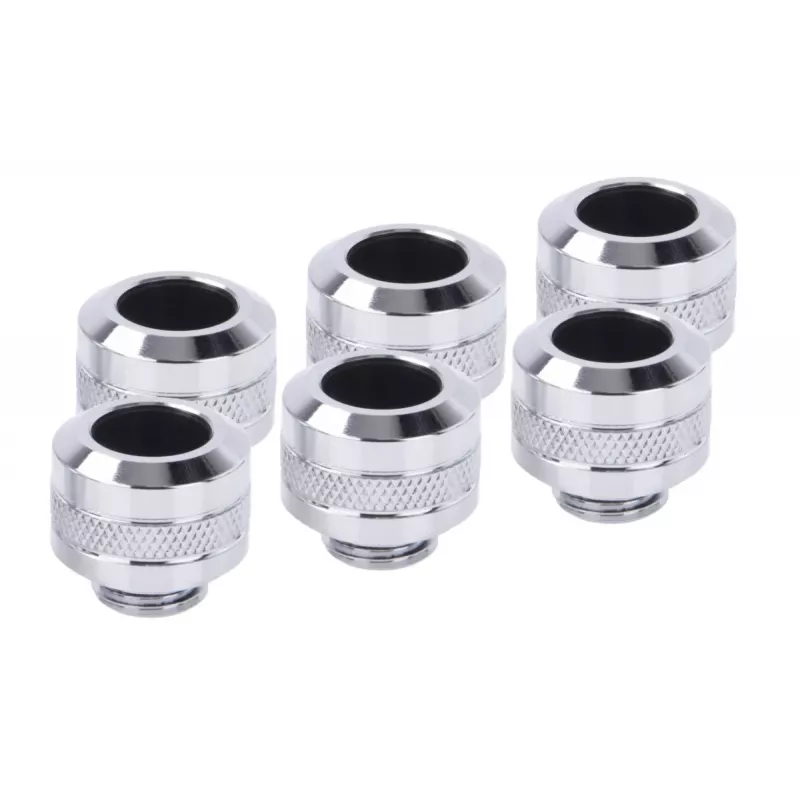 Fitting-Kit Alphacool 17474 — Messing-Chrom-Anschlüsse, Ø 22 mm, Höhe 20 mm