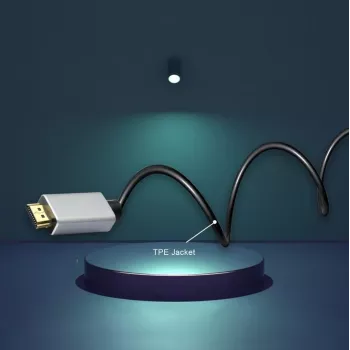 HDMI-Kabel Helos 288399 3m HDMI Typ A Standard Schwarz Grau