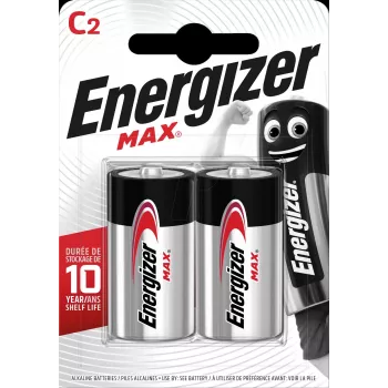 Einwegbatterie Energizer C 1,5 V Alkaline 2er-Pack E301533200