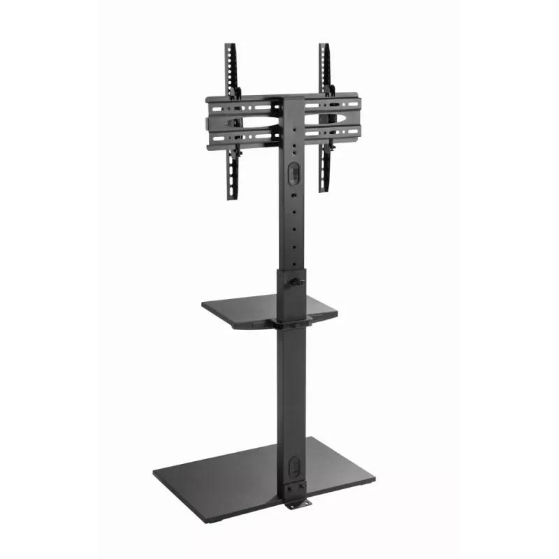 Boden-TV-Ständer GEMBIRD TVS-55T-02 für 32–55 Zoll Fernseher, Stahl, Höhe 600 mm, VESA 100x100–400x400, maximale Belastung 35 kg