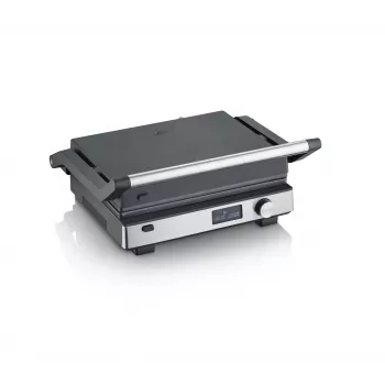 Kontaktgrill Severin KG 2380 Schwarz Silber 2000W Edelstahl