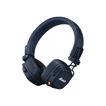 Over-Ear-Bluetooth-Kopfhörer MARSHALL Major V Midnight Blue – 40-mm-Treiber, Bluetooth 5.3, 100+ Stunden Akku, 3,5-mm-Kabelunterstützung