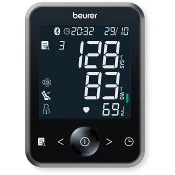Blutdruckmessgerät Beurer BM64 mit Bluetooth-Konnektivität und Manschette für den Oberarm
