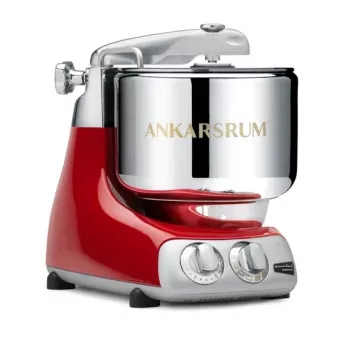 Küchenmaschine Ankarsrum Assistent Original AKR 6230 RD — 1500 W, 7 L Edelstahlschüssel, Metallgehäuse, Rot