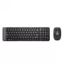 Logitech Wireless Combo MK220 - Tastatur-Maus-Set - kabellos - 2,4 GHz - Italienisch - Dunkelgrau (920-003721)