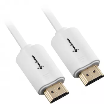 HDMI-Kabel Stecker > Stecker (Weiß, 2 Meter, HDMI 4K)