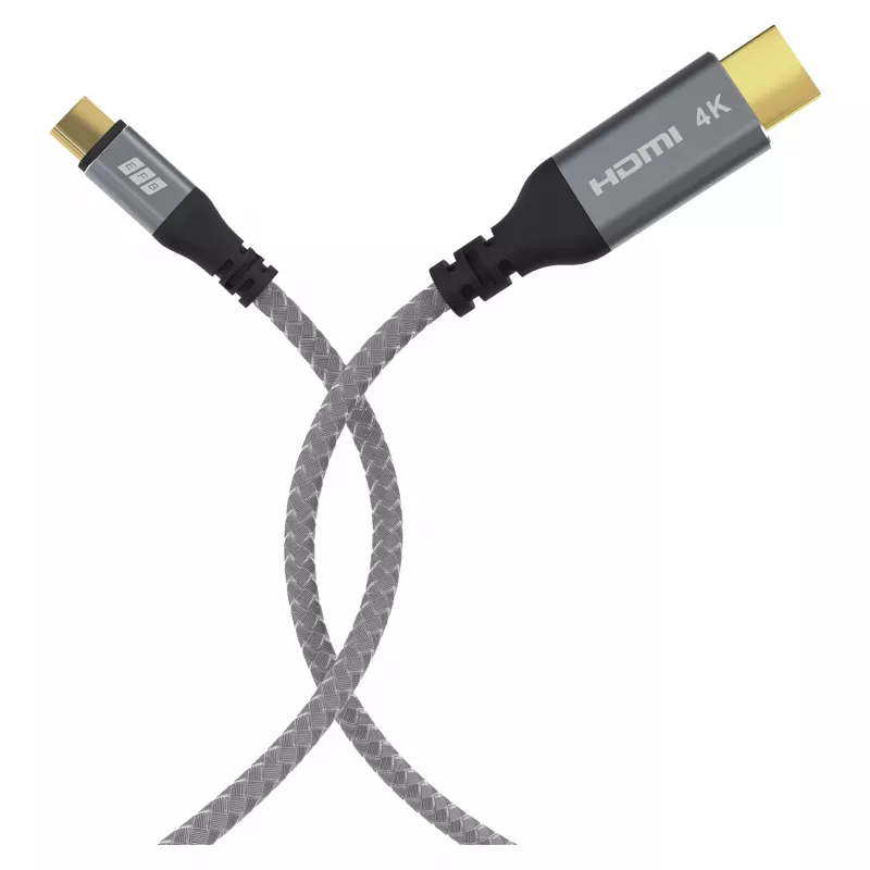 EFB Elektronik USB-C-auf-HDMI-Kabel 4K30Hz Grau - Kabel - Digital/Daten (USB-HDMI-00001)