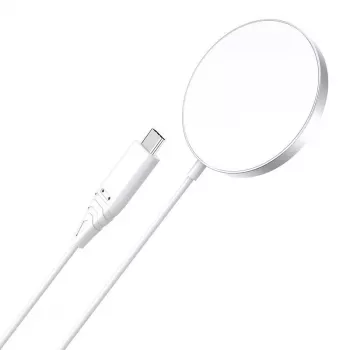 Wireless Charger CHOETECH T518 15W Magnetic White – Qi magnetic wireless charging pad
