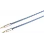Audiokabel ShiverPeaks 30815-SPP-schlank 5 m 3,5 mm Blau