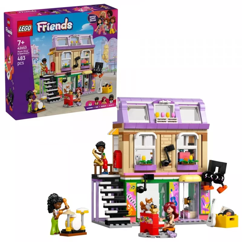 LEGO FRIENDS 42653 Musikgeschäft & Wohnung