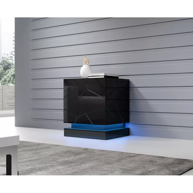 Nachttischbeleuchtungsset Cama Meble QIU — aufbauend blau LED, AC-Stromversorgung, 2 Stück