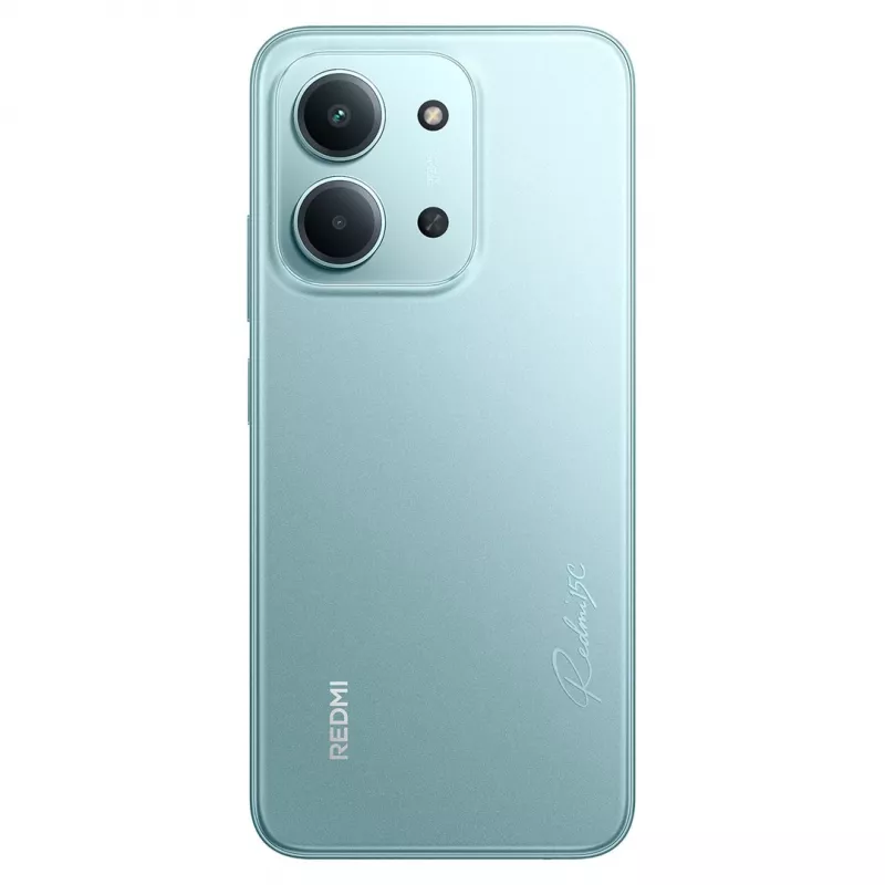 Smartphone Xiaomi Redmi 15C 6,9 Zoll 4 GB RAM 128 GB Speicher Mintgrün, 6000 mAh, 50 MP Rückkamera, Helio G81-Ultra
