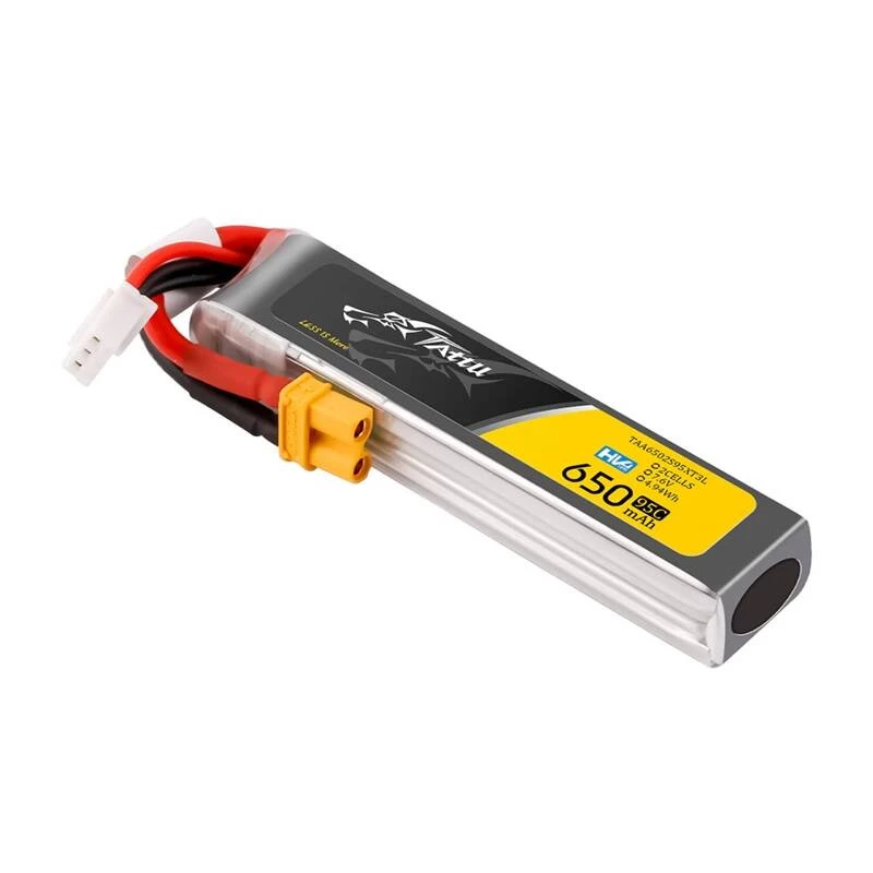 Akkumulator LiPo Tattu 2s 650mAh 95C 7,6V HV mit XT30 Long-Pack