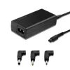 Qoltec 52415 Netzteil kompatibel mit Samsung Sony 65 W | 3 Stecker | +Netzkabel