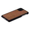 Smartphone-Hülle man and wood für iPhone 11 Pro Max — schwarze Walnuss, Holzrückseite, Schutzrahmen