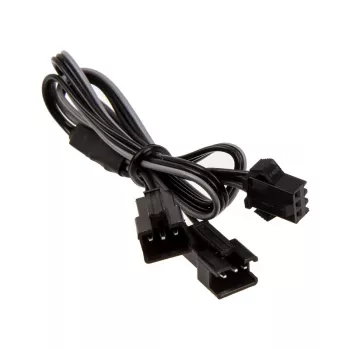 Internes Stromkabel PHANTEKS PH-CB-DRGB3P — 3-polig auf 2× Molex (3-polig), schwarz/grau