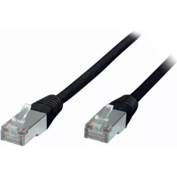 Netzwerkkabel S/CONN Cat5e 1 m, F/UTP (FTP), RJ-45 auf RJ-45, 1 Gbit/s, schwarz