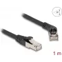Netzwerkkabel DeLOCK RJ45 Cat.6A 1m Schwarz