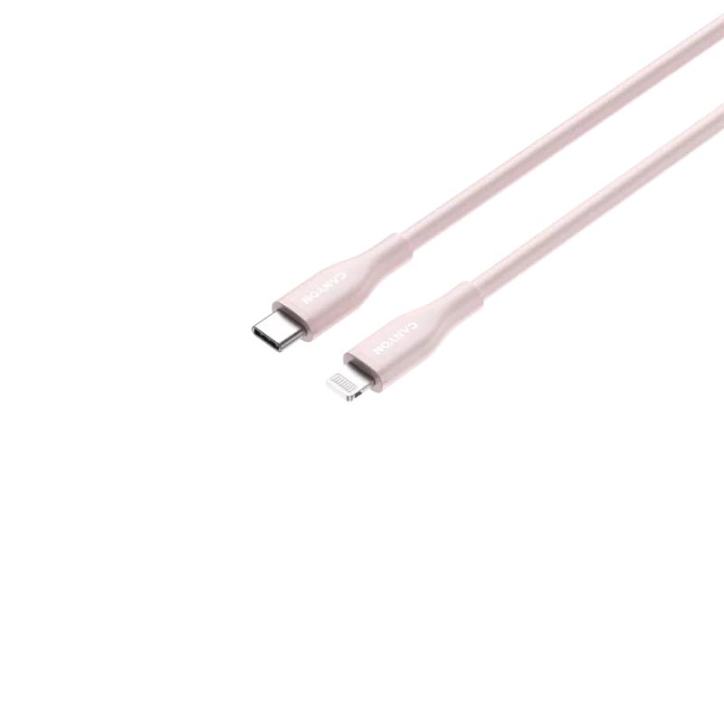CANYON Kabel CLNM60 C-L 60W MFI 1m Silikon Pink